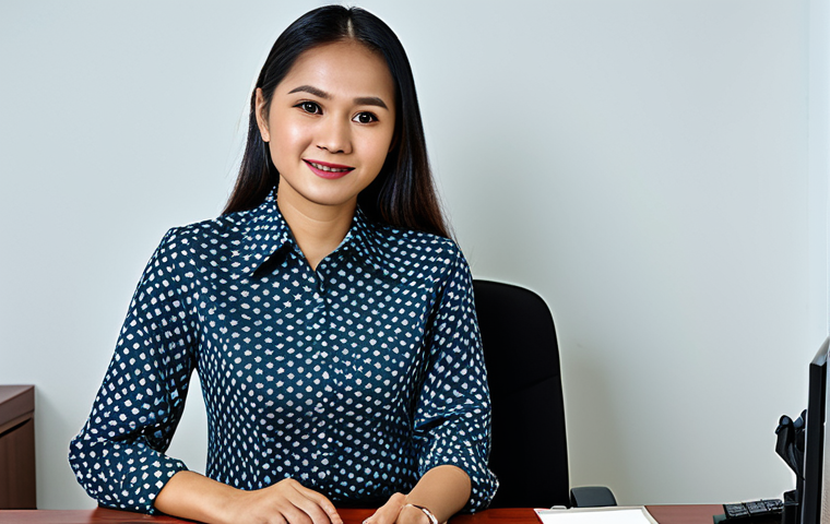 Businesswoman in a Modern Malaysian Office**

"A professional businesswoman in a modest batik blouse and skirt, sitting at a desk in a modern office in Kuala Lumpur, fully clothed, appropriate attire, safe for work, perfect anatomy, natural proportions, professional photography, high quality lighting, family-friendly."

**