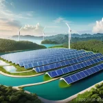 수소 에너지 - **Prompt 1: Green Hydrogen Production in Malaysia**
    "A wide-angle, highly detailed illustration ...